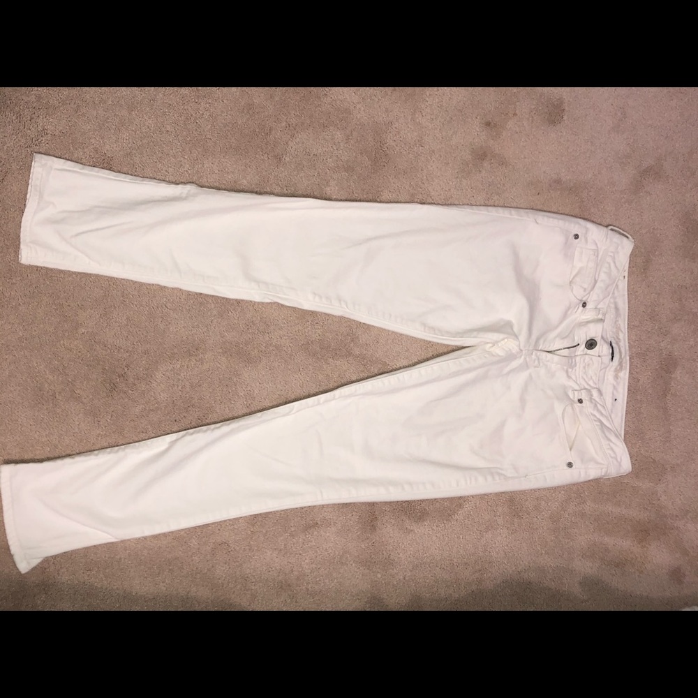 American Eagle White Skinny Jeans